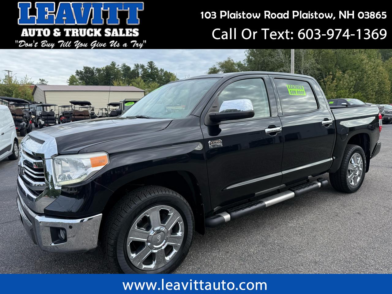 2017 Toyota Tundra 4WD 1794 EDITION CREWMAX 5.7L V8 4X4 LOADED