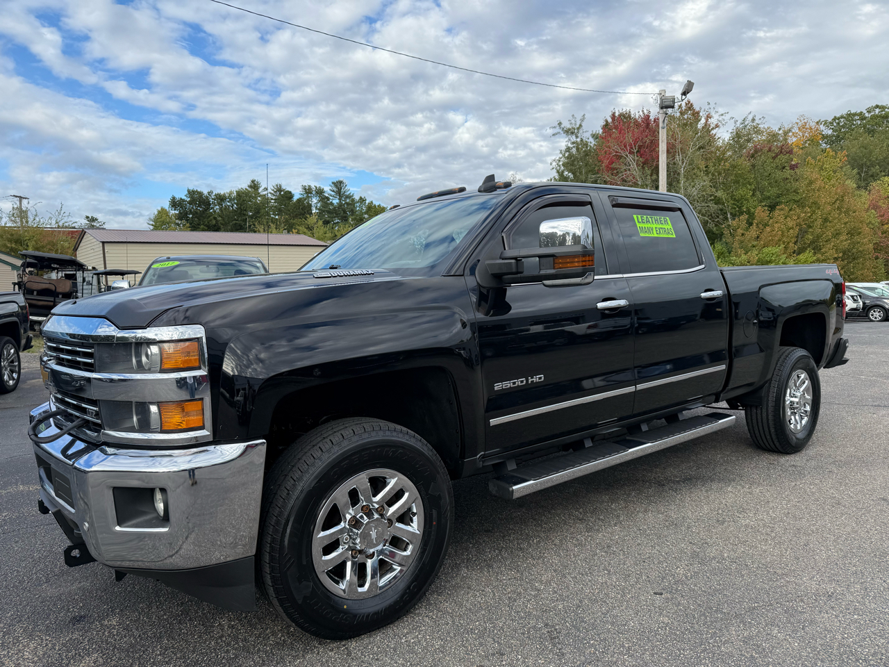 2016 Chevrolet Silverado 2500HD LTZ CREW CAB 6.6L DURAMAX DIESEL BLACK ON BLACK