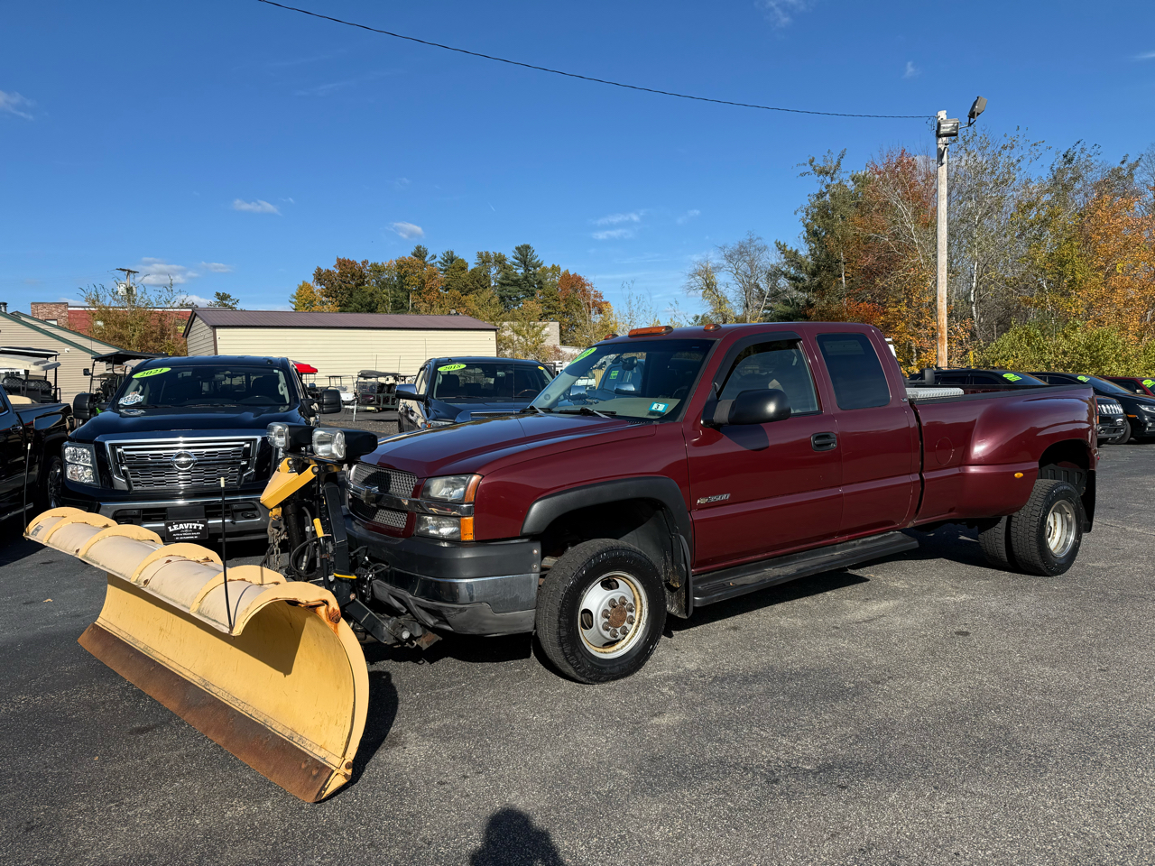 2003 Chevrolet Silverado 3500 8.1L V8 ALLISON TRANS 9' FISHER PLOW