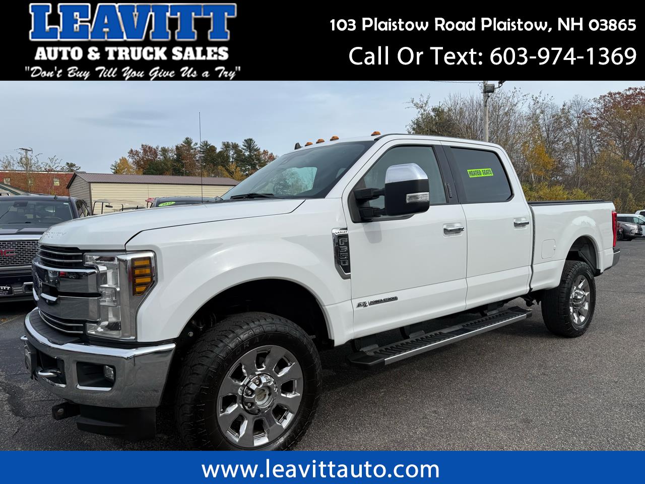 2019 Ford Super Duty F-350 SRW LARIAT 6.7L POWERSTROKE DIESEL 4X4 NICE TRUCK!