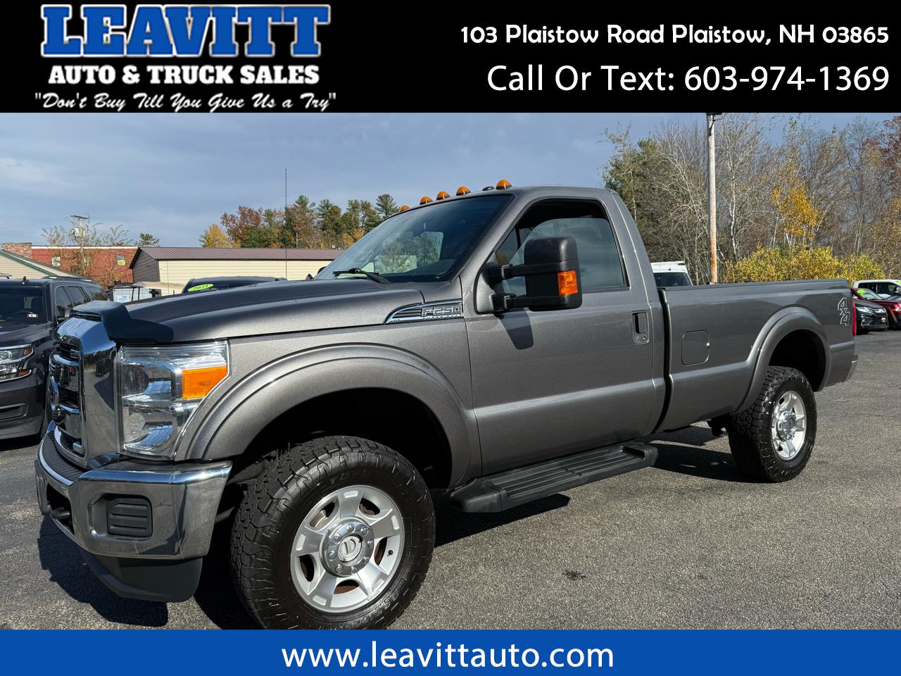 2014 Ford Super Duty F-250 SRW XLT REG CAB 4X4 6.2L V8 59K MILES!