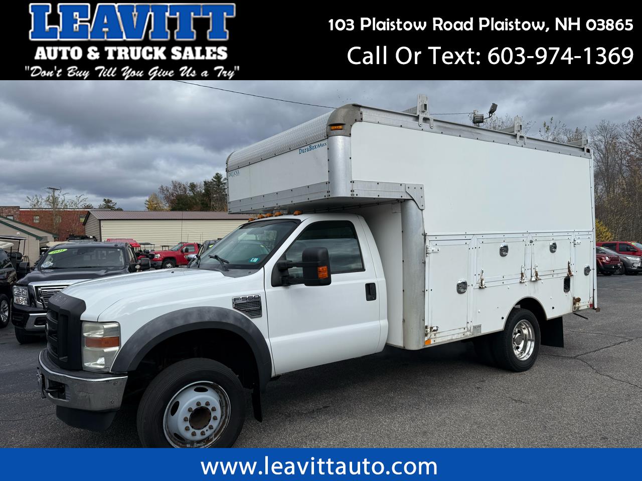 2009 Ford Super Duty F-550 DRW 6.8L V10 BOX TRUCK/UTILITY BODY