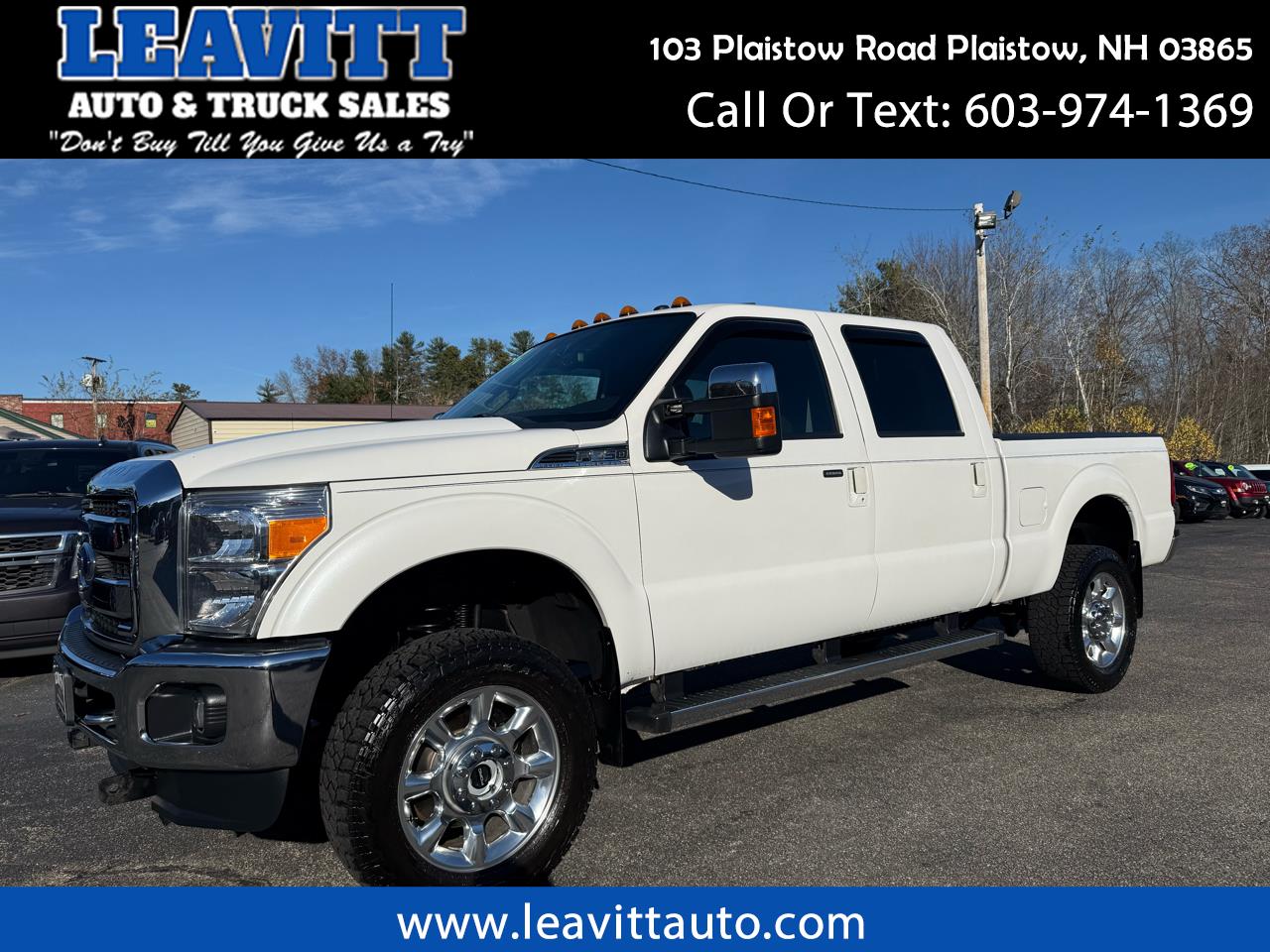 2015 Ford Super Duty F-350 SRW LARIAT 6.7L POWERSTROKE DIESEL 80K MILES