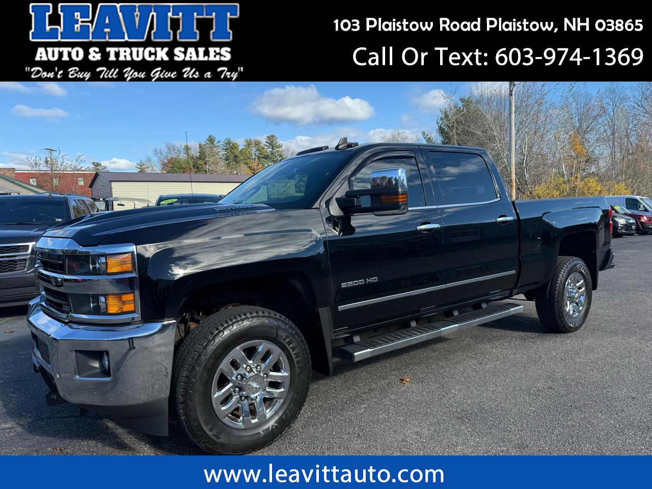 2018 Chevrolet Silverado 2500HD LTZ 6.6L DURAMAX DIESEL ALLISON TRANS CLEAN TRUCK!