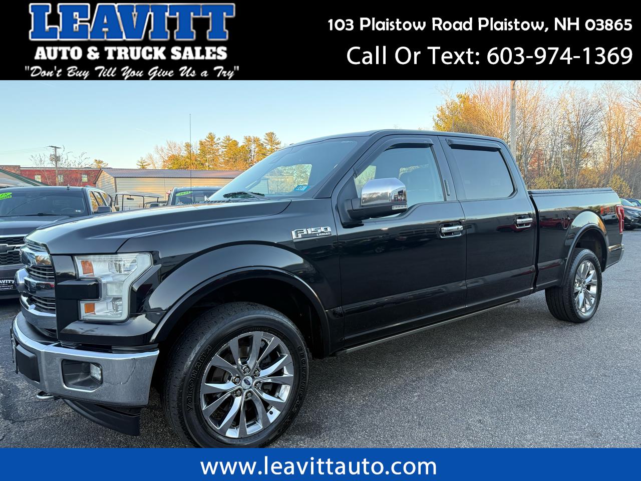 2017 Ford F-150 LARIAT SUPERCREW 5.0L V8 4X4 LOADED
