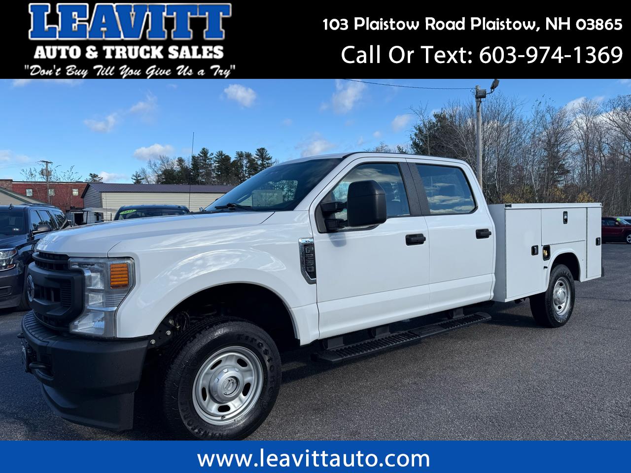 2020 Ford Super Duty F-250 SRW XL CREW CAB 4X4 KNAPHEIDE UTILITY BODY!