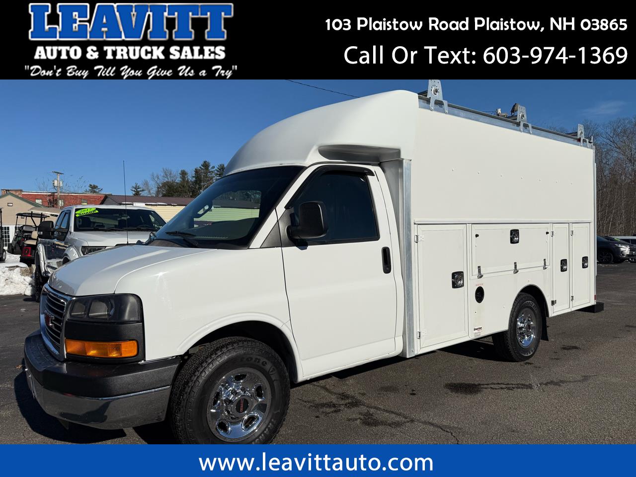 2016 GMC Savana Commercial Cutaway 3500 UTILITY BOX VAN 1 OWNER NICE RIG!