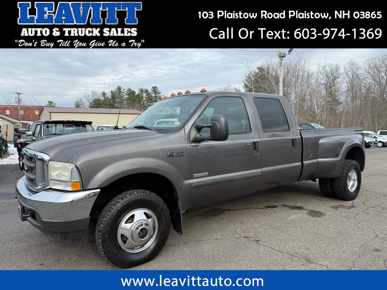 2002 Ford Super Duty F-350 DRW XLT CREW CAB 7.3L POWERSTROKE DIESEL 4X4