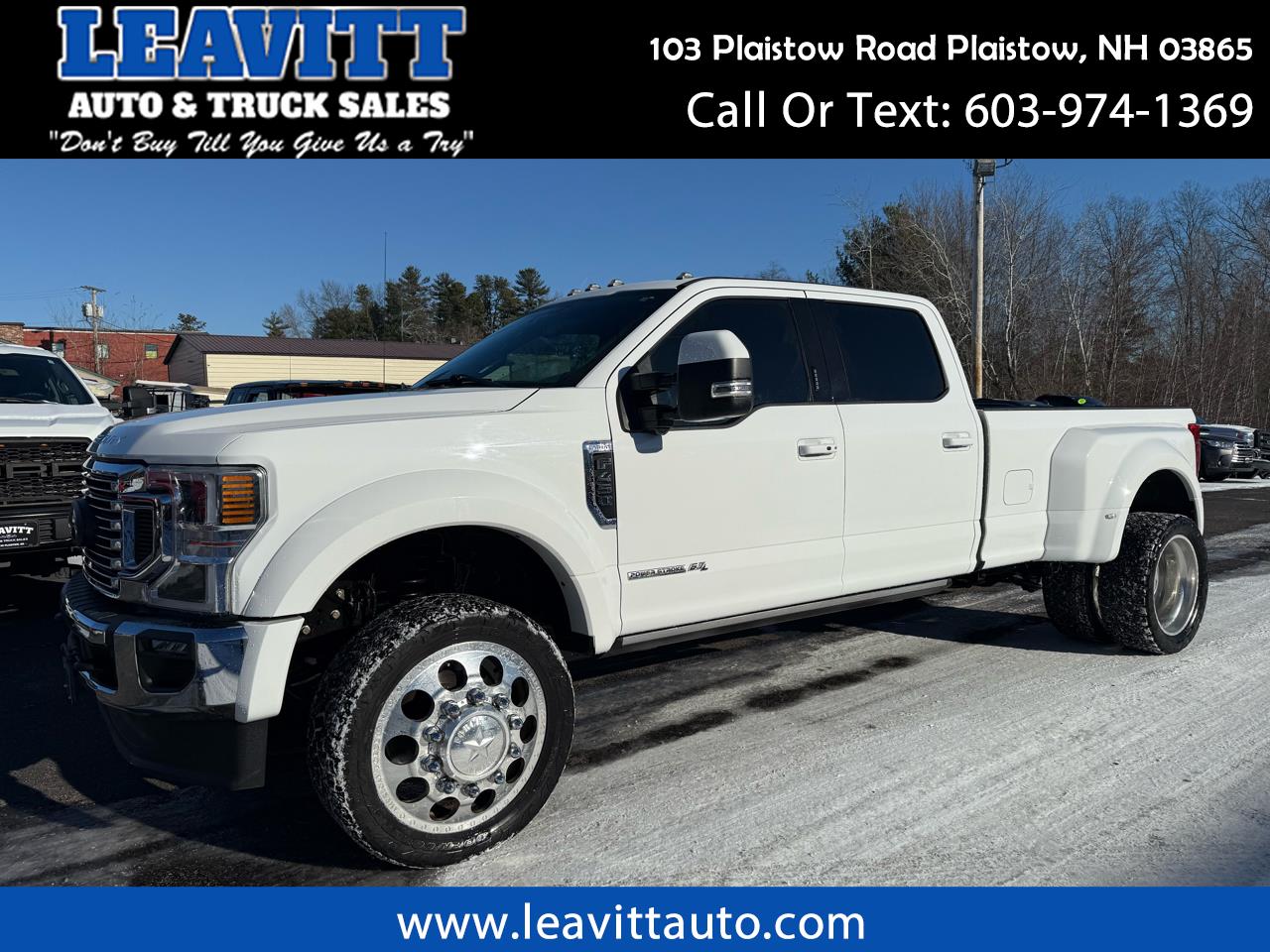 2020 Ford Super Duty F-450 DRW LARIAT 6.7L POWERSTROKE DIESEL AMERICAN FORCES!