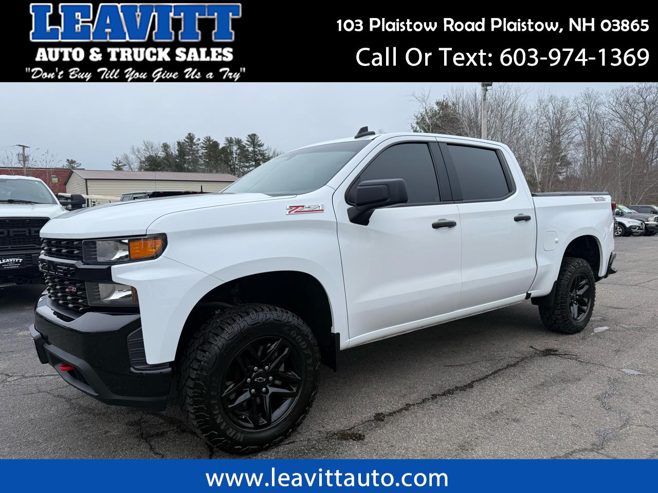 2021 Chevrolet Silverado 1500 CUSTOM TRAIL BOSS CREW CAB 5.3L V8 SHARP!