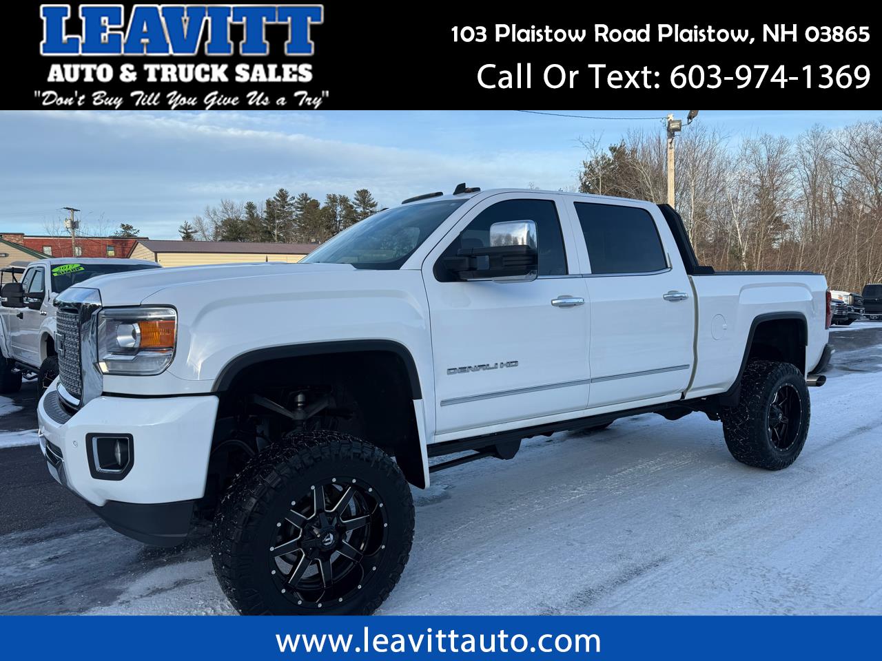 2015 GMC Sierra 2500HD DENALI 6.0L V8 4X4 MANY EXTRAS CLEAN TRUCK!