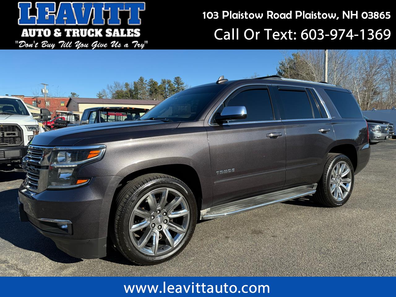 2015 Chevrolet Tahoe 4WD 4dr LTZ