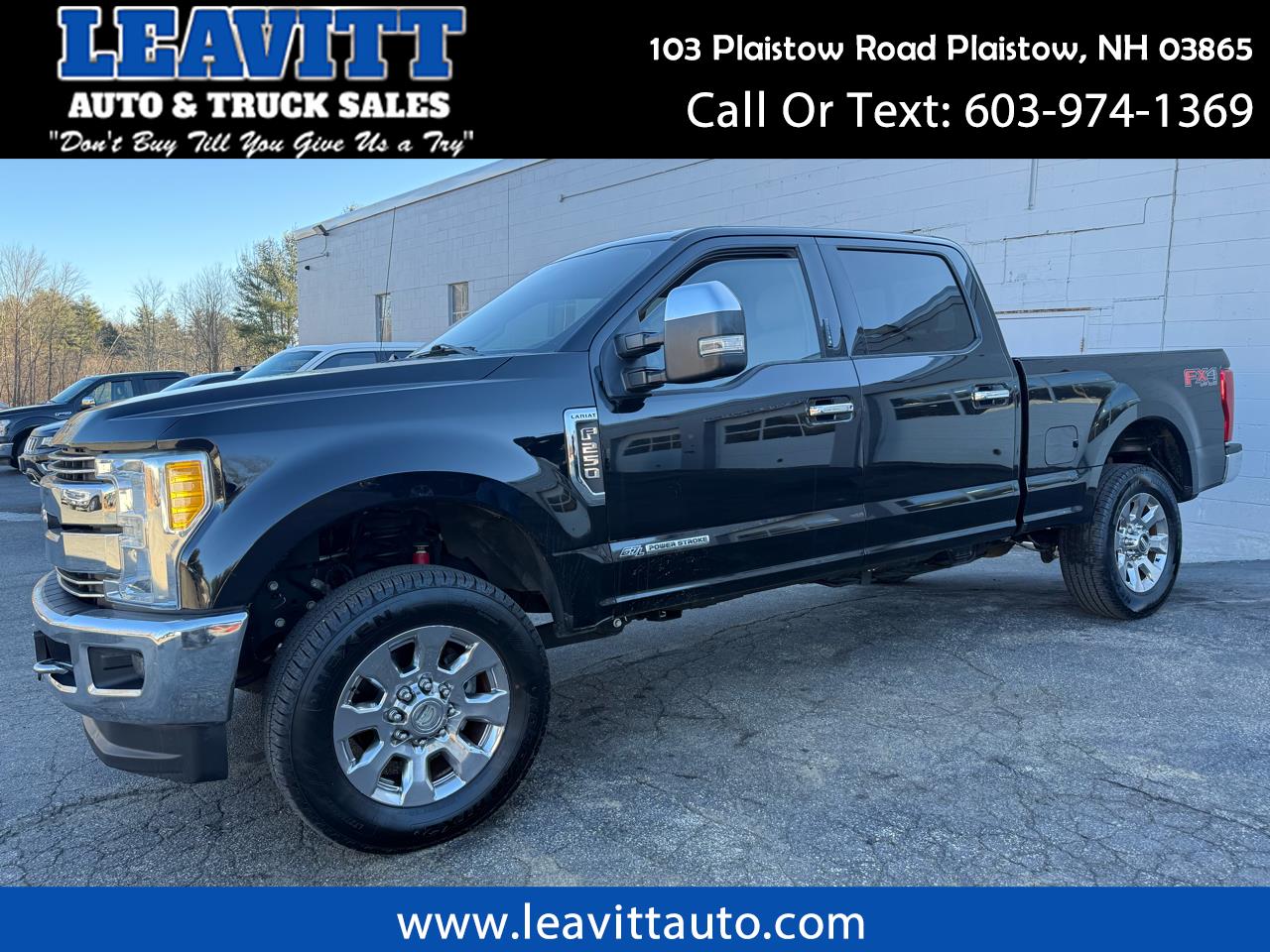 2017 Ford Super Duty F-250 SRW LARIAT CREW CAB 6.7L POWERSTROKE DIESEL 4X4