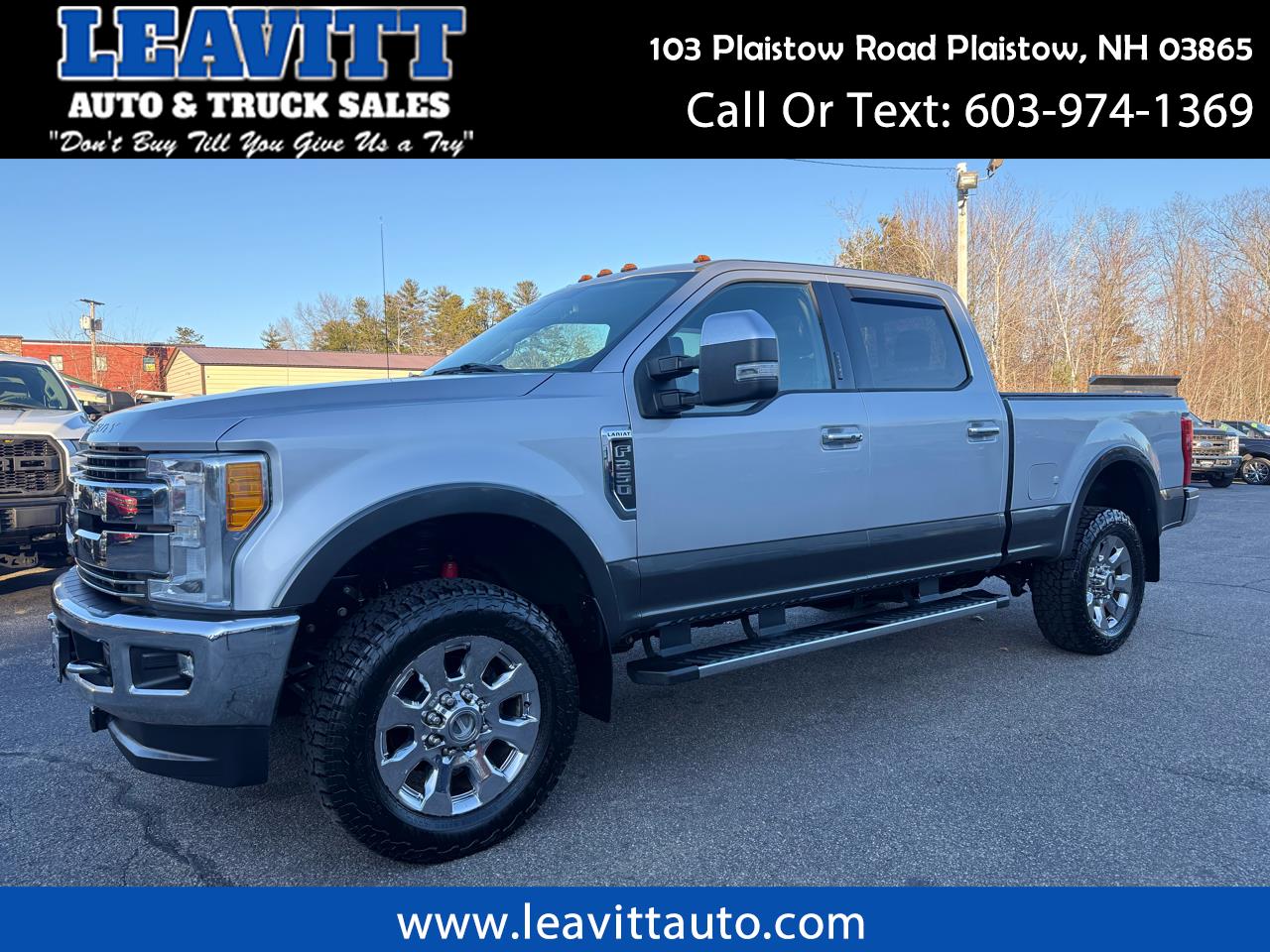 2017 Ford Super Duty F-250 SRW LARIAT CREW CAB 6.2L V8 4X4 LOADED