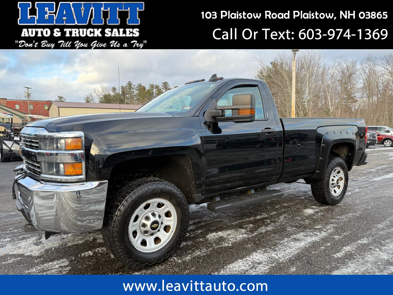 2015 Chevrolet Silverado 3500HD REGULAR CAB 6.0L VORTEC V8 4X4 1 TON