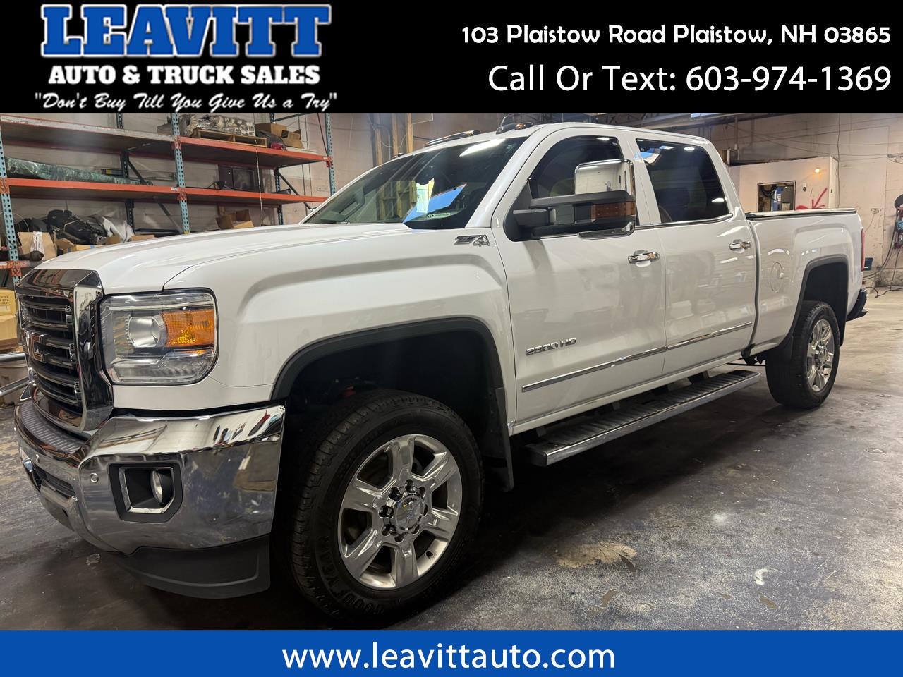 2019 GMC Sierra 2500HD SLT CREW CAB 4X4 1 OWNER CLEAN TRUCK!