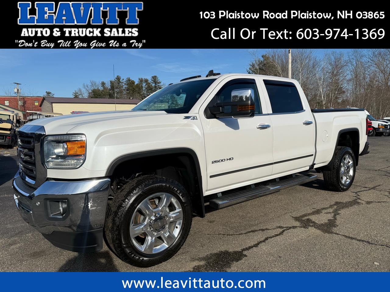 2019 GMC Sierra 2500HD SLT CREW CAB 4X4 1 OWNER CLEAN TRUCK!