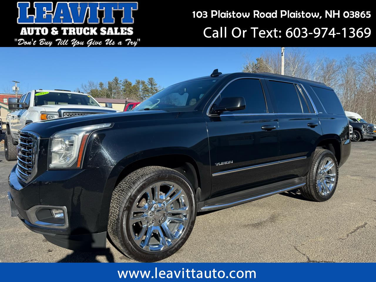 2018 GMC Yukon SLT LOADED 22" WHEELS BEAUTIFUL RIG 1 OWNER!
