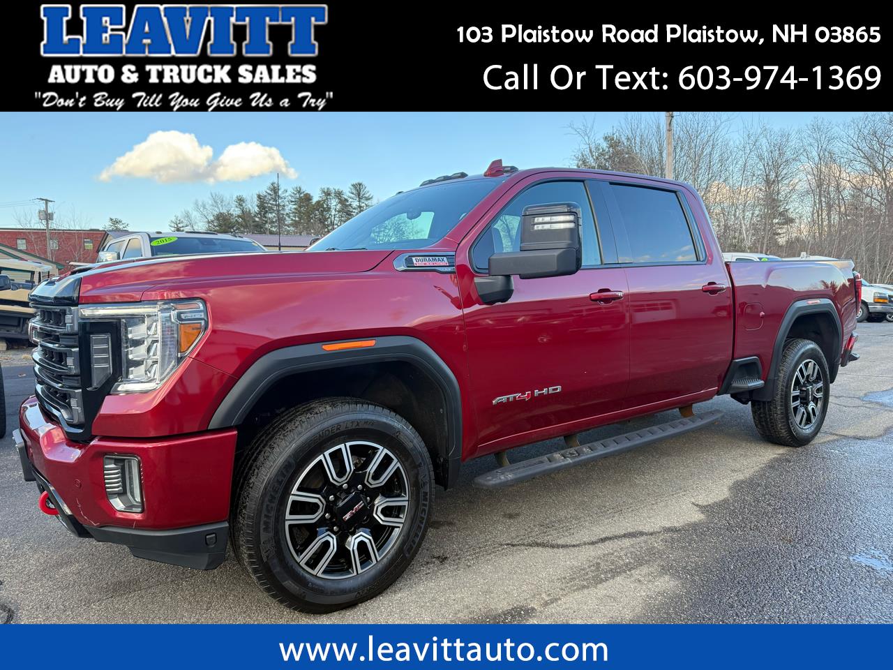 2022 GMC Sierra 2500HD AT4 6.6L DURAMAX DIESEL LOADED 1 OWNER TRUCK!