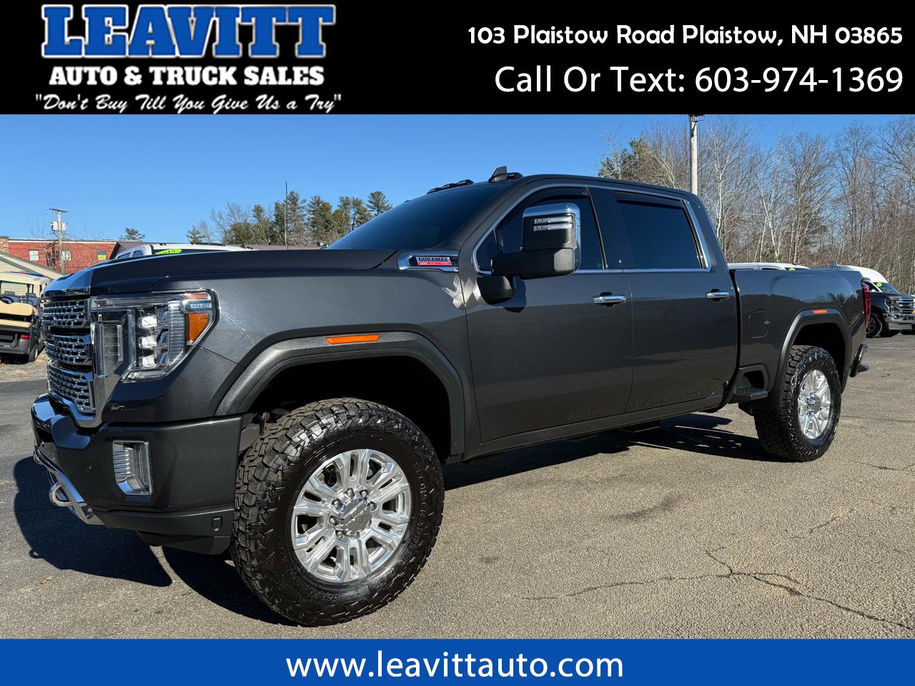 2020 GMC Sierra 2500HD DENALI 6.6L DURAMAX DIESEL 4X4 37"S SHARP TRUCK!