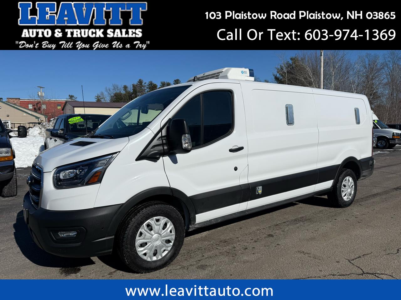 2022 Ford E-Transit Cargo Van T-350 148" Low Rf 9500 GVWR RWD