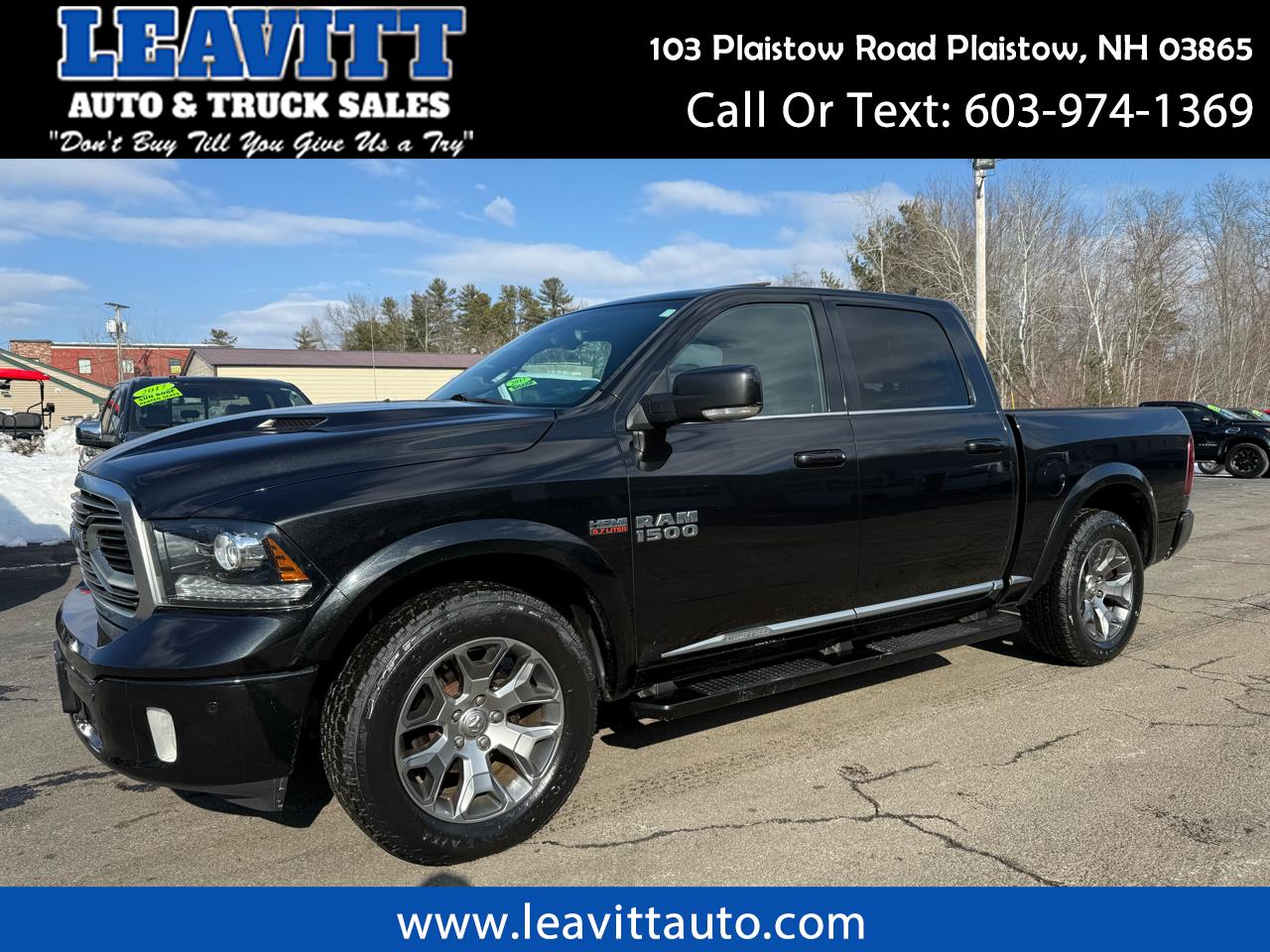 2018 RAM 1500 LIMITED 5.7L HEMI V8 ALL THE OPTIONS NEW TIRES!
