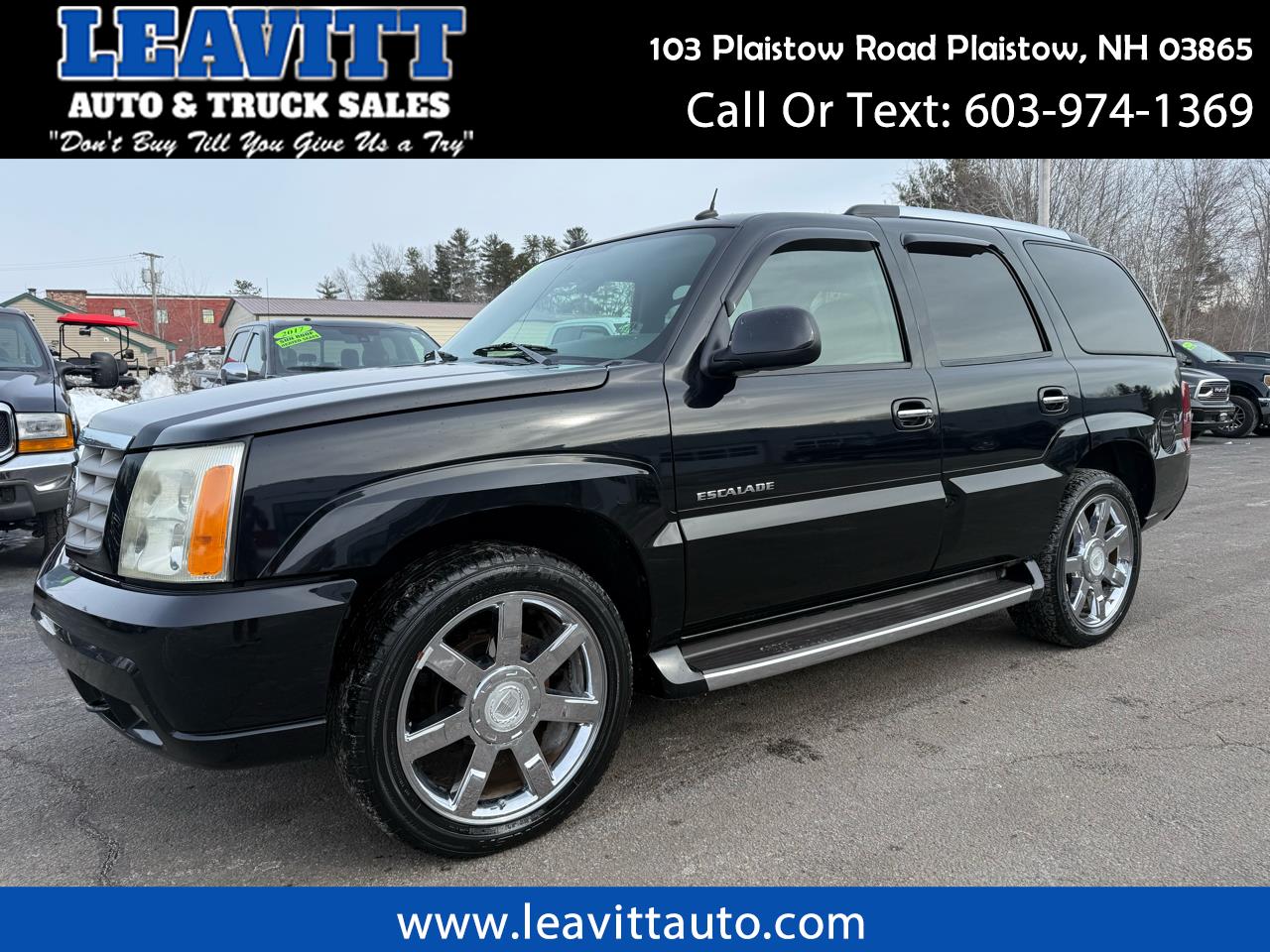 2004 Cadillac Escalade AWD LUXURY 6.0L V8 LOADED