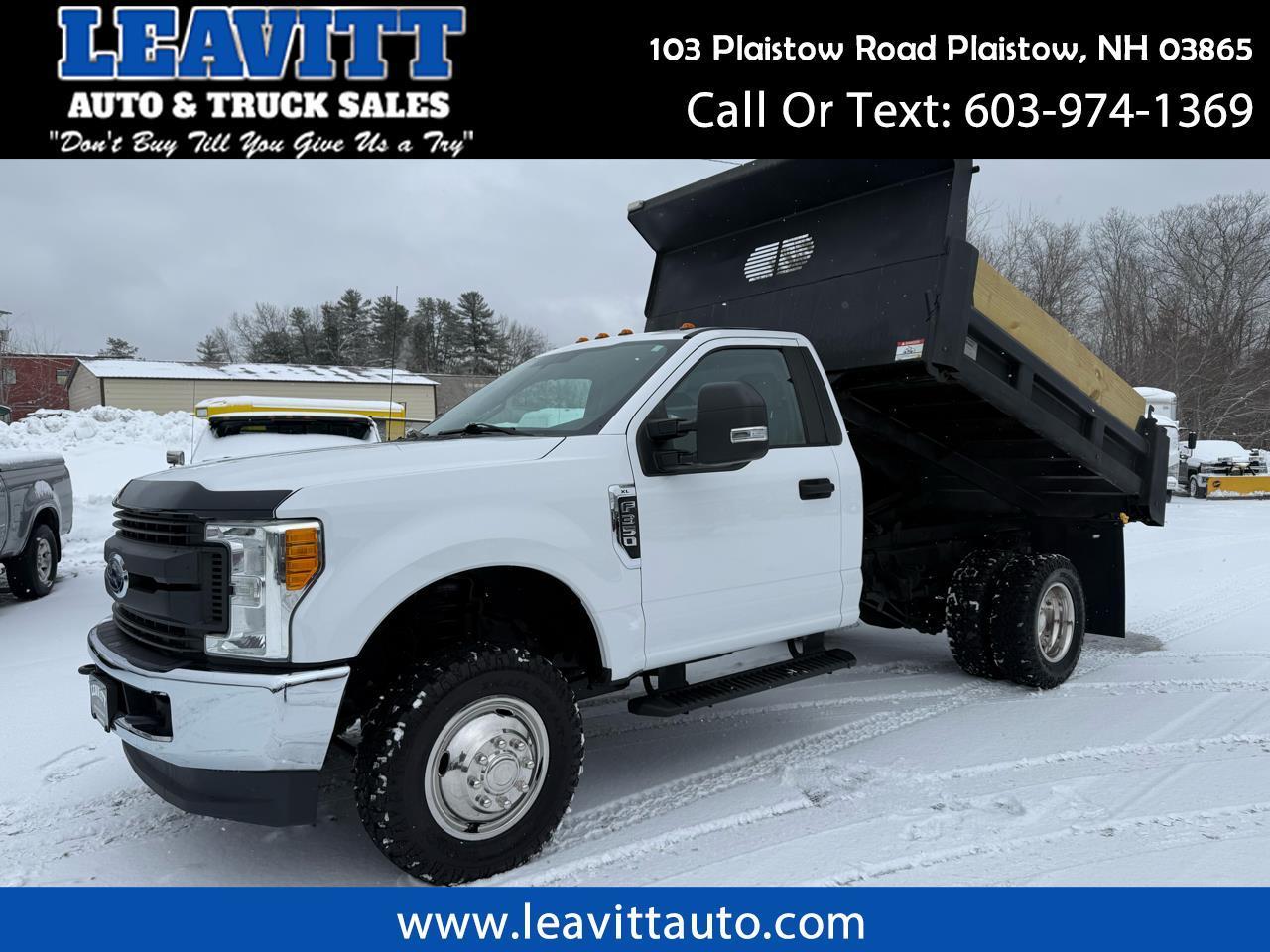 2017 Ford Super Duty F-350 DRW 6.2L V8 4X4 DUMP BODY 17K MILES 1 OWNER
