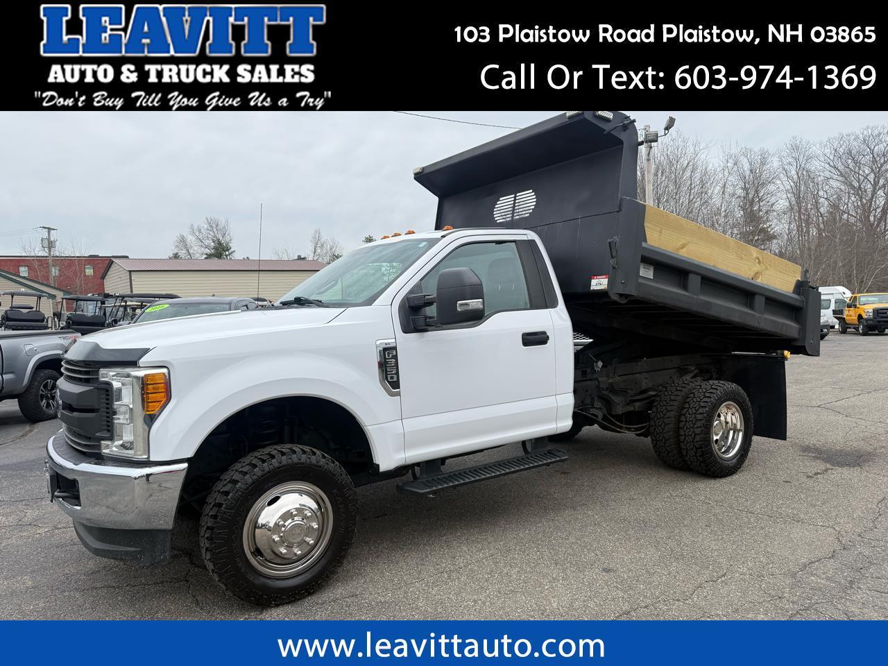 2017 Ford Super Duty F-350 DRW 6.2L V8 4X4 DUMP BODY 17K MILES 1 OWNER