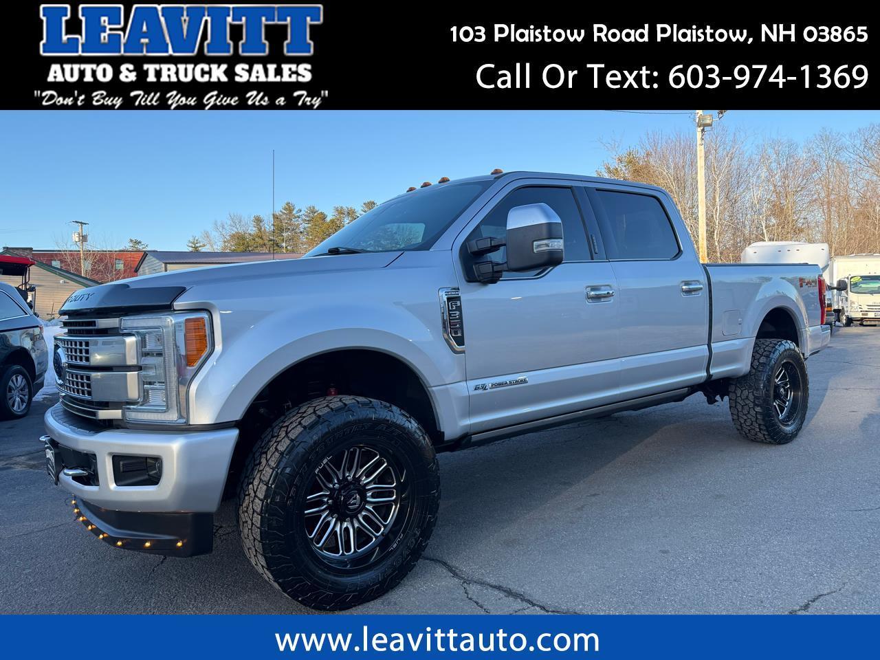 2017 Ford Super Duty F-350 SRW PLATINUM 6.7L POWERSTROKE DIESEL 4X4 FUEL WHEELS