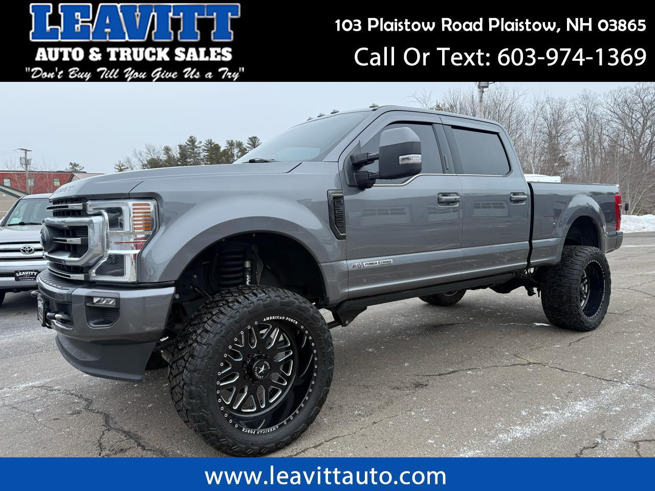 2022 Ford Super Duty F-250 SRW PLATINUM 6.7L POWERSTROKE DIESEL LIFTED ON FORCES!