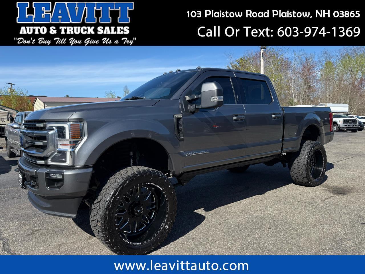 2022 Ford Super Duty F-250 SRW PLATINUM 6.7L POWERSTROKE DIESEL LIFTED ON FORCES!