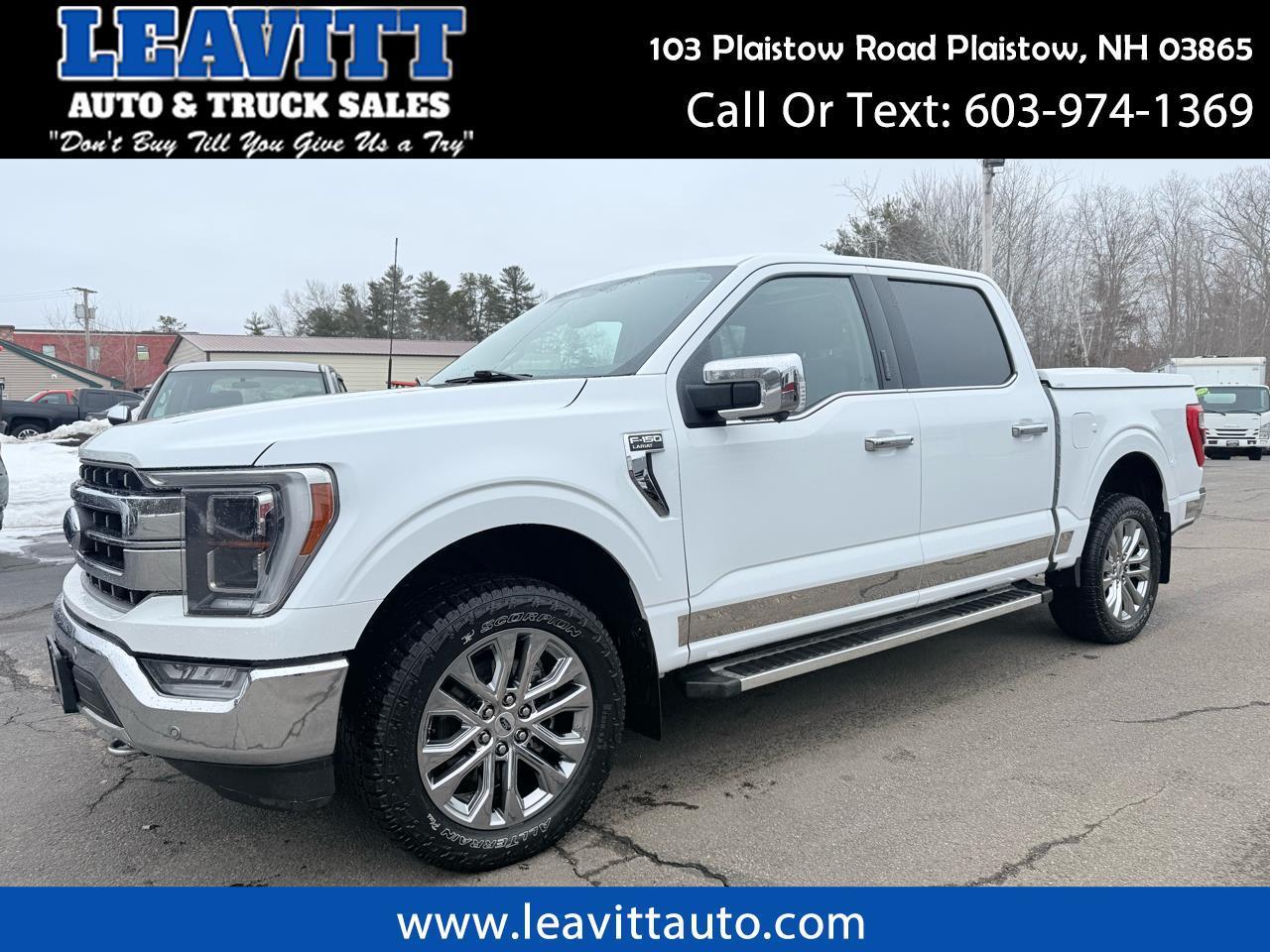 2023 Ford F-150 LARIAT SUPERCREW 5.0L V8 4X4 LOADED 1 OWNER!