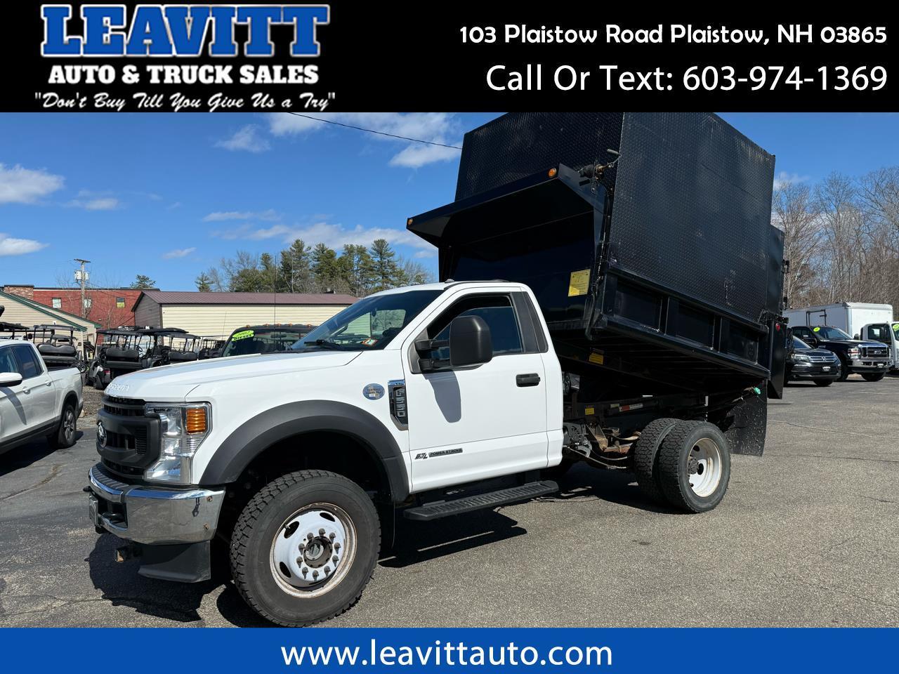 2021 Ford Super Duty F-550 DRW 6.7L POWERSTROKE DIESEL 9' DUMP BODY 22K MILES!!