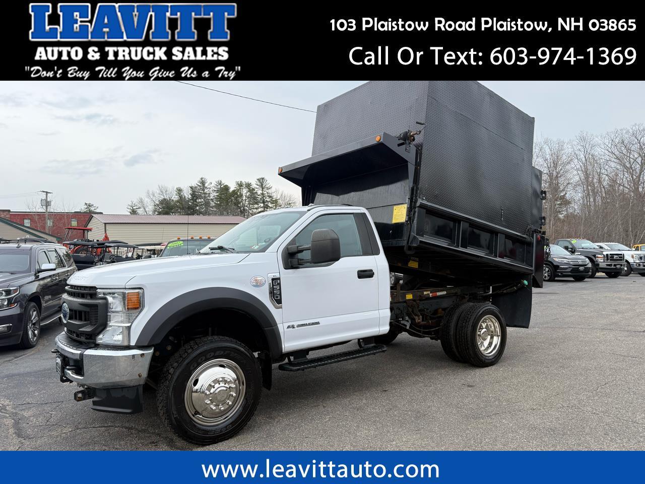 2021 Ford Super Duty F-550 DRW 6.7L POWERSTROKE DIESEL 9' DUMP BODY 22K MILES!!