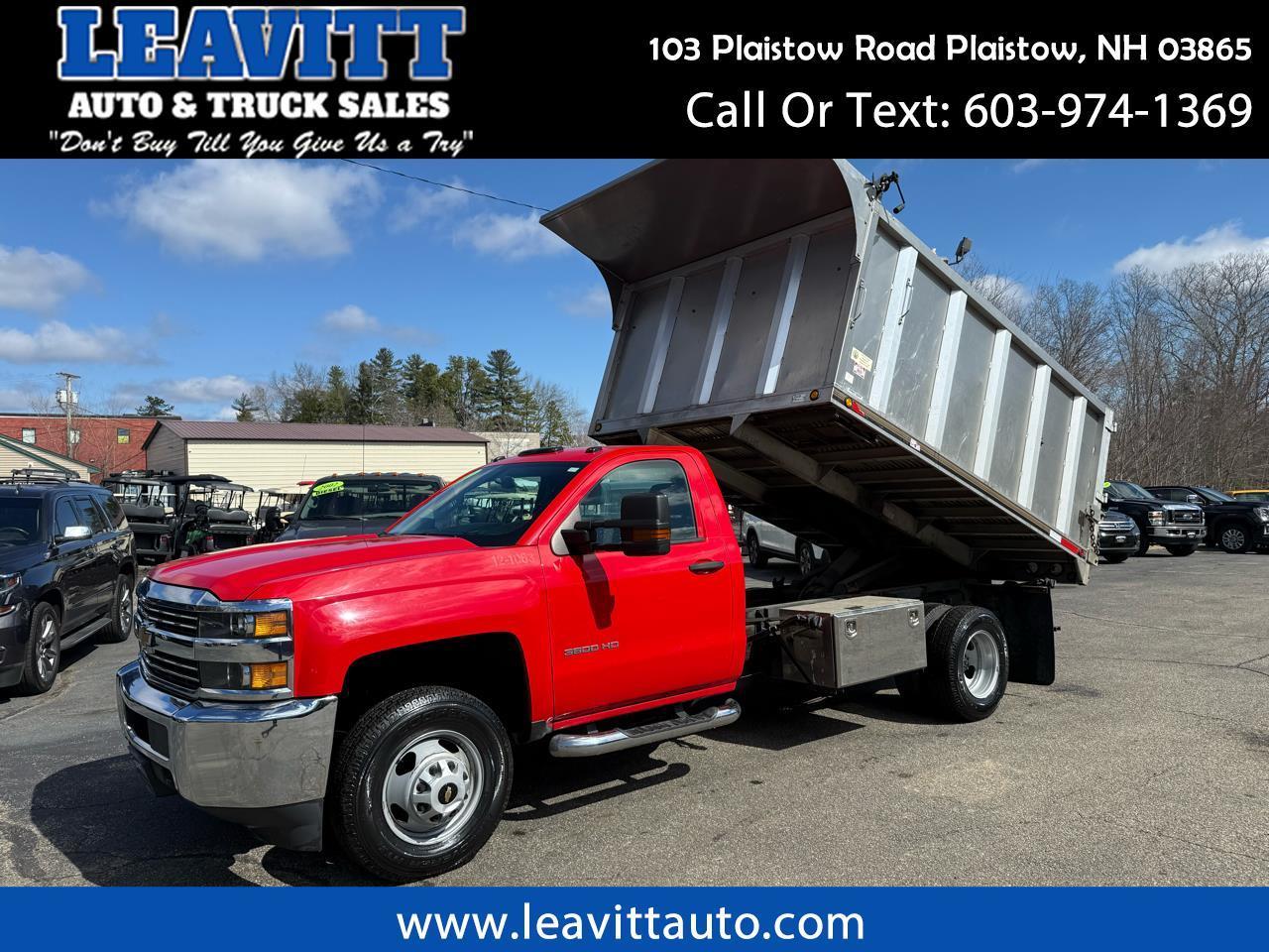 2017 Chevrolet Silverado 3500HD 4WD Reg Cab 162" WB, 83.58" CA WT