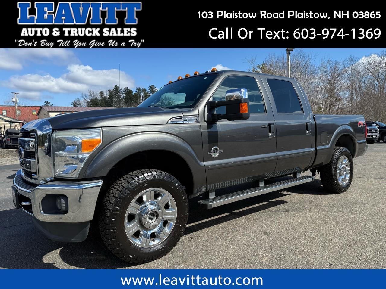 2016 Ford Super Duty F-250 SRW LARIAT 6.7L POWERSTROKE DIESEL 4X4