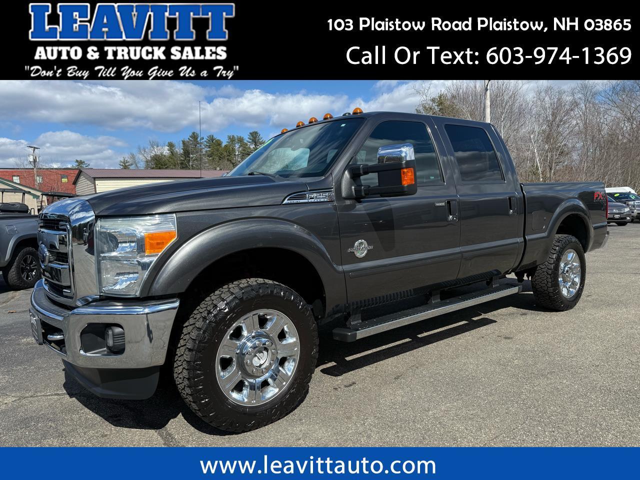 2016 Ford Super Duty F-250 SRW LARIAT CREW CAB 6.7L POWERSTROKE DIESEL 4X4