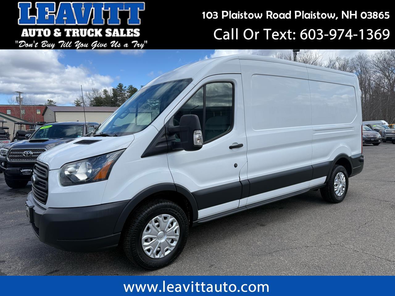 2015 Ford Transit Cargo Van T-150 148" Med Rf 8600 GVWR Sliding RH Dr