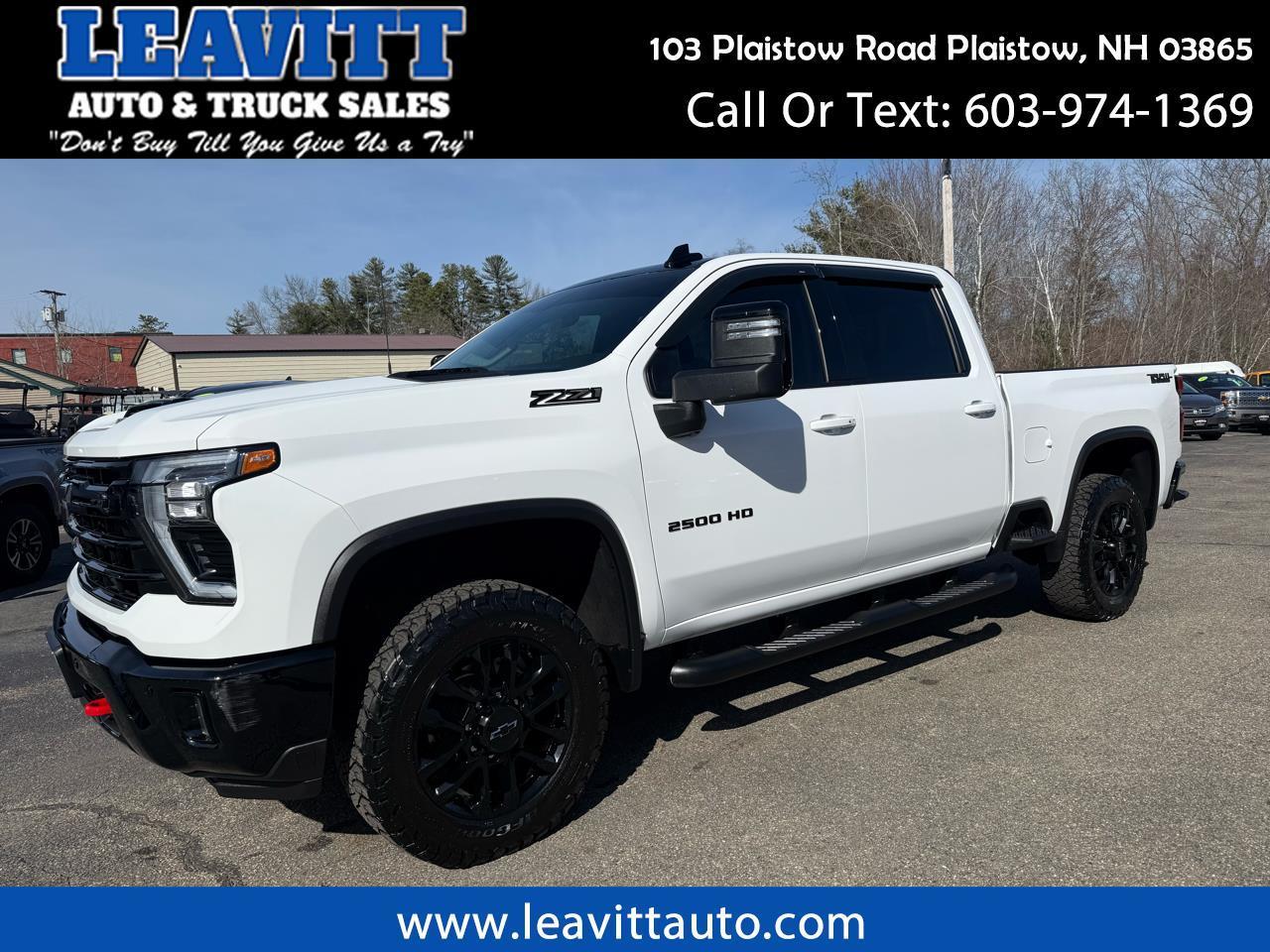 2025 Chevrolet Silverado 2500HD LTZ CREW CAB 6.6L V8 GAS 4X4 SHARP TRUCK!