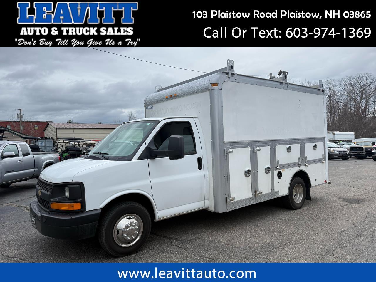 2016 Chevrolet Express Commercial Cutaway 3500 UTILITY BOX VAN WITH POWER LOCKING BOXES!