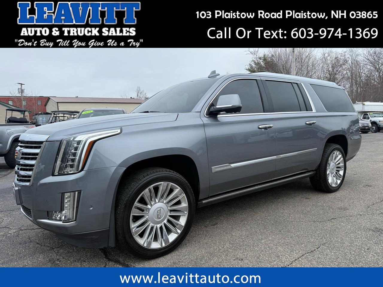 2018 Cadillac Escalade ESV PLATINUM 6.2L V8 4X4 LOADED!!