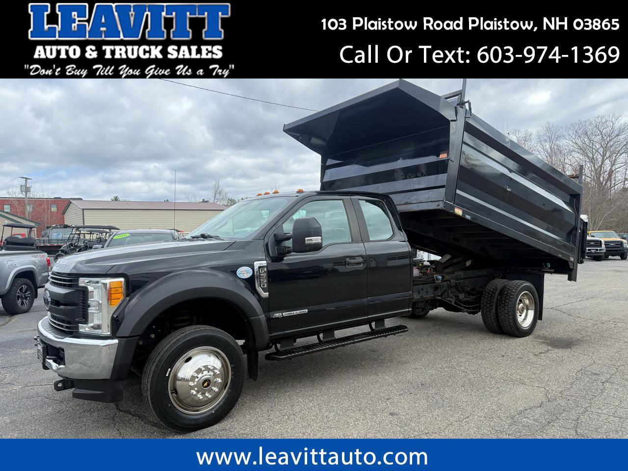 2017 Ford Super Duty F-550 DRW 6.7L POWERSTROKE 12' LANDSCAPE DUMP BODY W LIFT!
