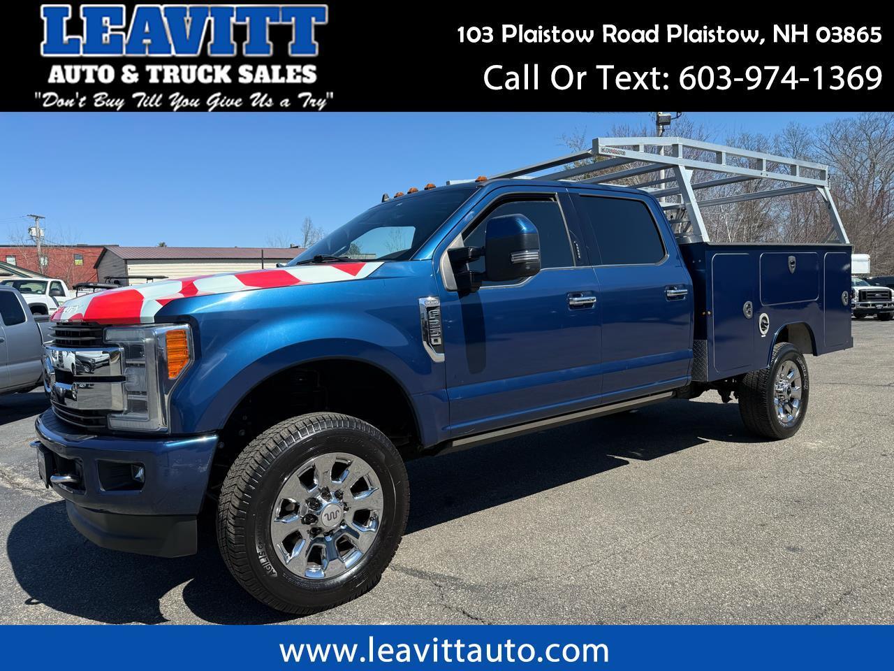 2019 Ford Super Duty F-250 SRW KING RANCH CREW CAB 6.2L V8 DURAMAG UTILITY BODY!