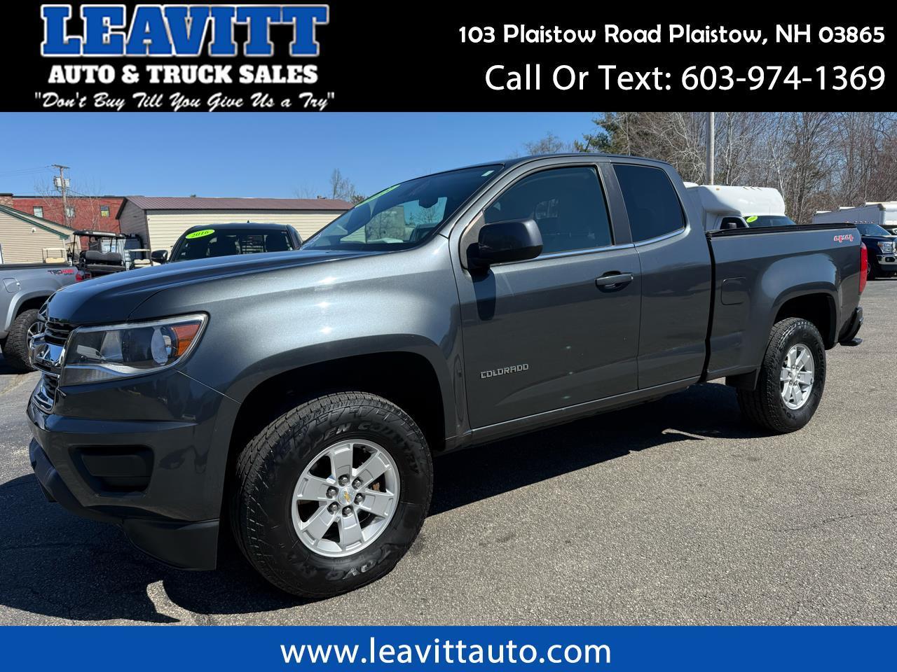 2015 Chevrolet Colorado 3.6L V6 4X4 EXT CAB 1 OWNER TRUCK!