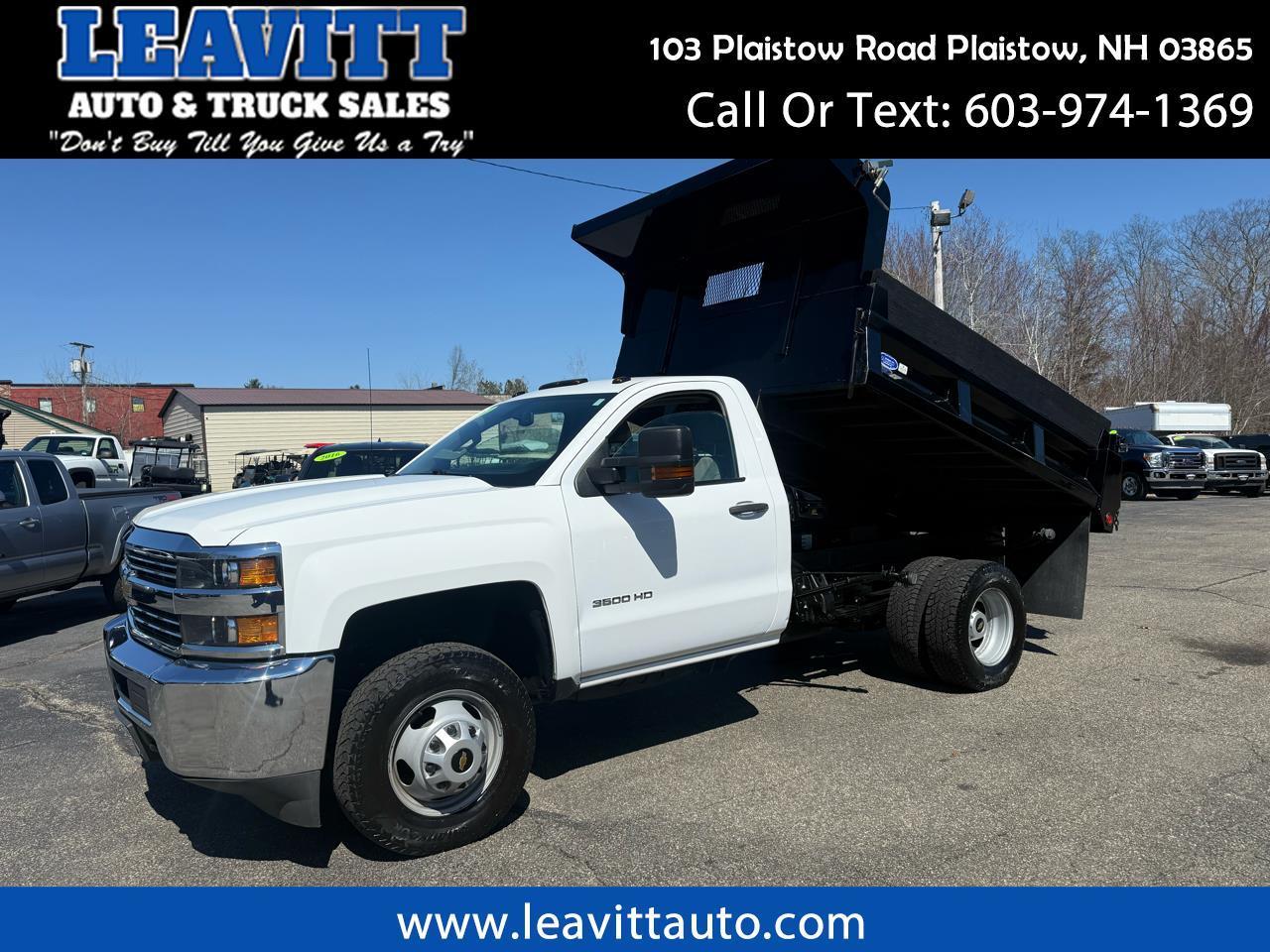 2017 Chevrolet Silverado 3500HD 6.0L VORTEC V8 4X4 DUMP BODY 63K MILES!