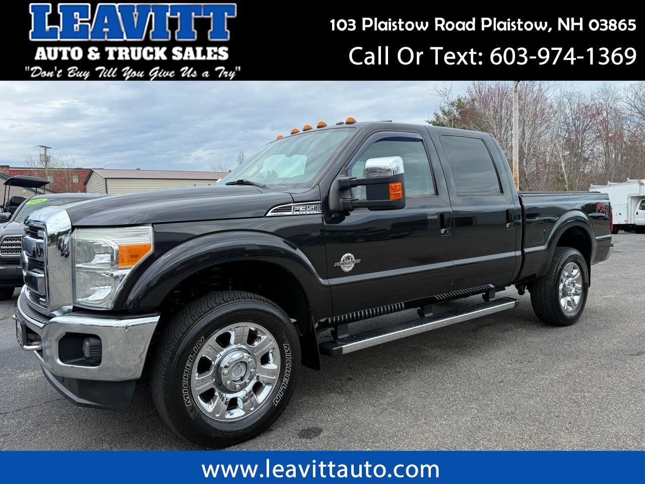 2013 Ford Super Duty F-350 SRW LARIAT CREW CAB 6.7L POWERSTROKE DIESEL 4X4