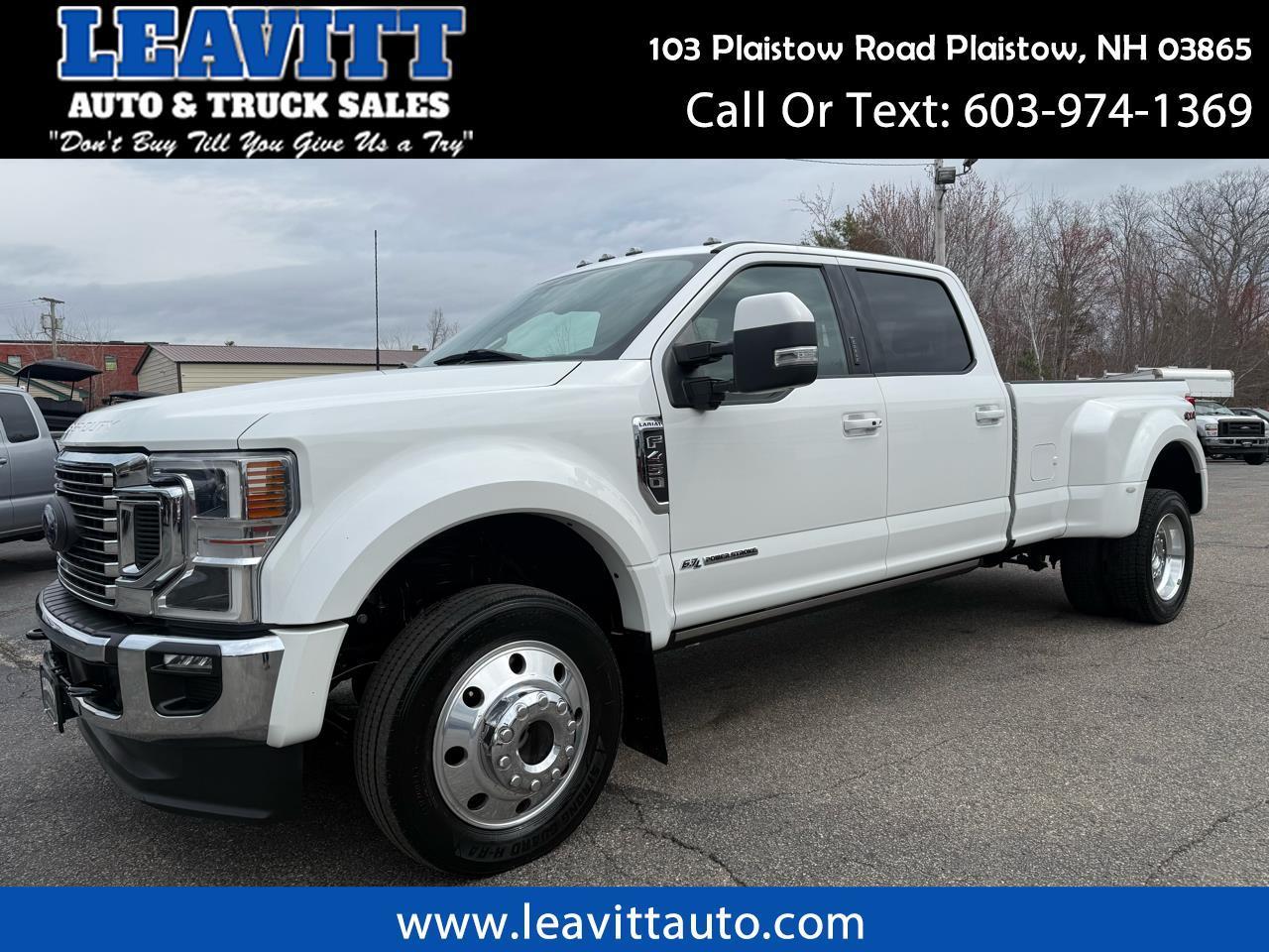 2022 Ford Super Duty F-450 DRW LARIAT 6.7L POWERSTROKE DIESEL ONE OWNER!