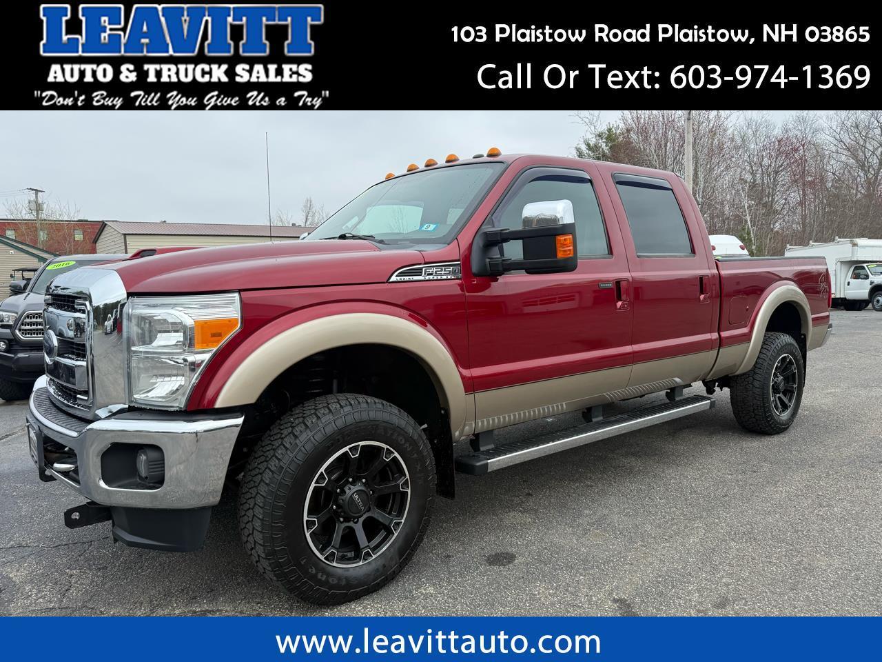 2014 Ford Super Duty F-250 SRW LARIAT CREW CAB 6.2L V8 4X4