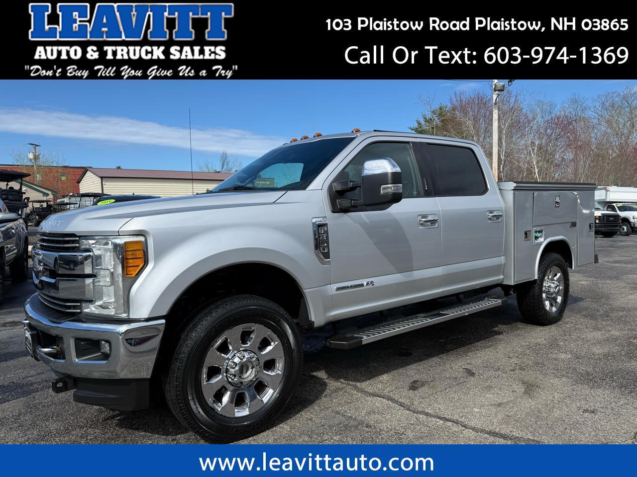 2017 Ford Super Duty F-350 SRW LARIAT 6.7L POWERSTROKE DIESEL READING UTILITY!